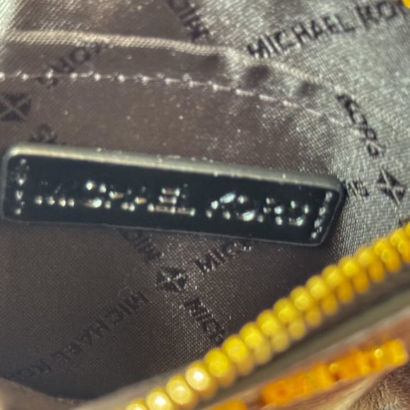 Michael Kors Jet Set Travel Small Top Zip Coin Pouch ID Key Holder Wallet Black - Picture 8 of 11